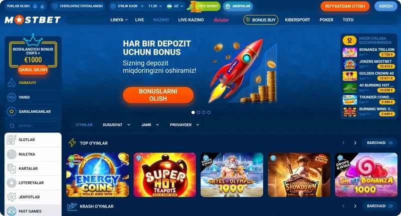 Mostbet qeydiyyatı